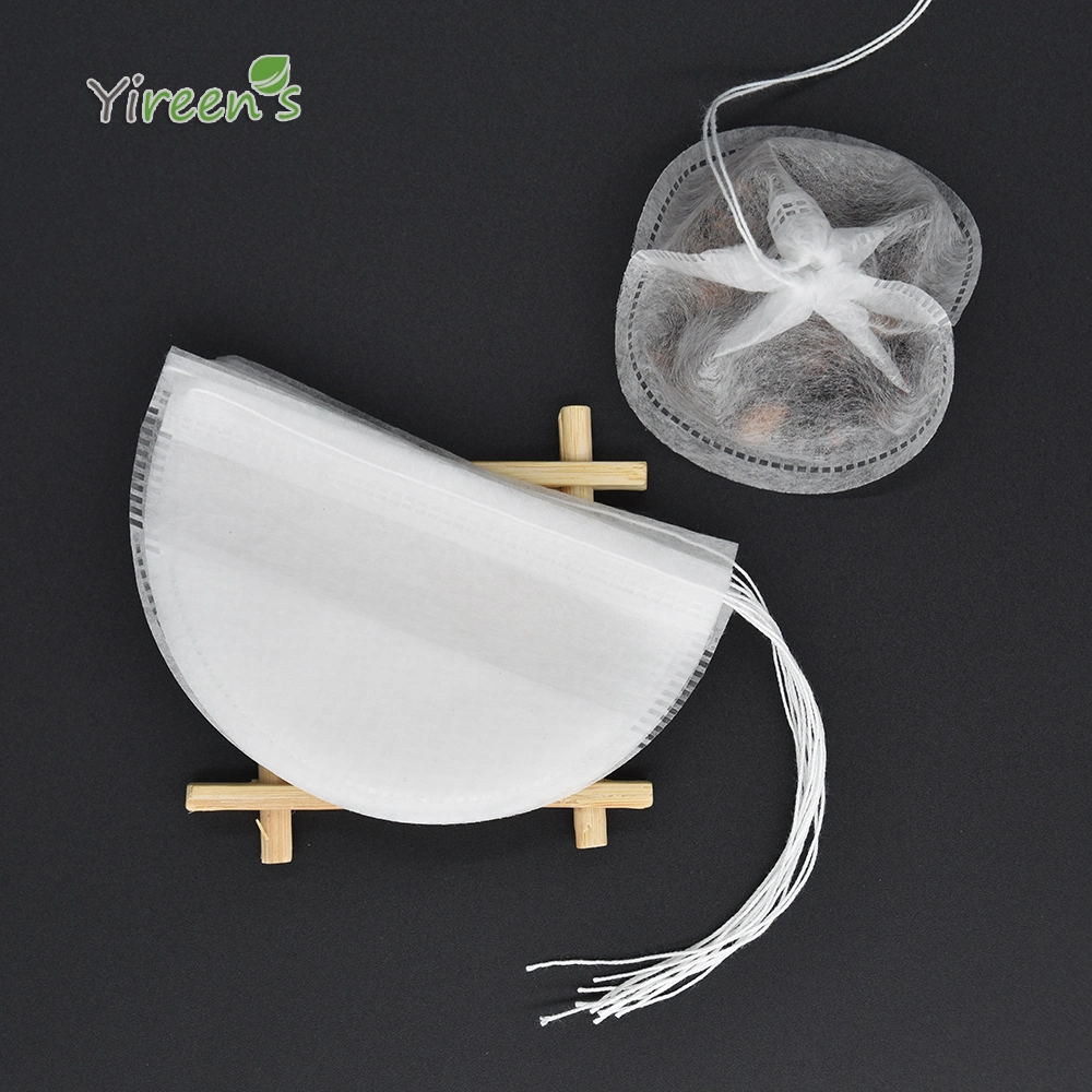 Non-Woven Fabric Creative Ship-Shaped Tea Bag Coffee Powder Packing Pounches 3D Three-Dimensional Space, Large Capacity, Make Flower Shape