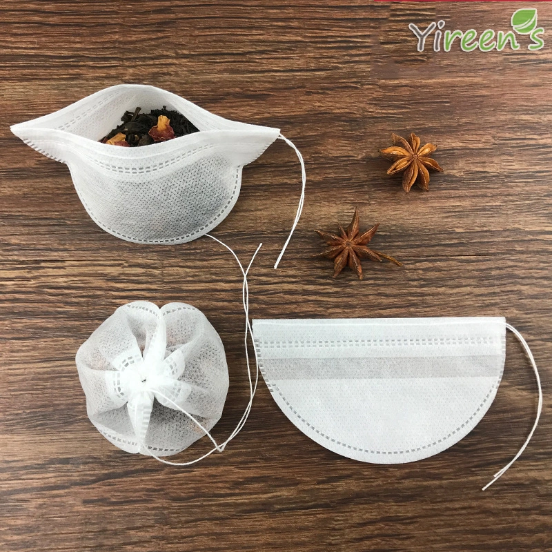 Non-Woven Fabric Creative Ship-Shaped Tea Bag Coffee Powder Packing Pounches 3D Three-Dimensional Space, Large Capacity, Make Flower Shape