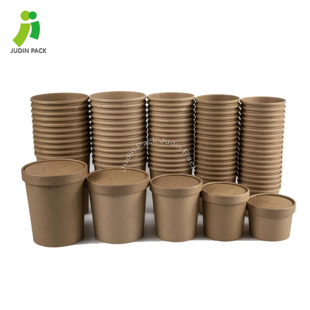 1300ml Compostable Customized Logo Take out Containers with Lids