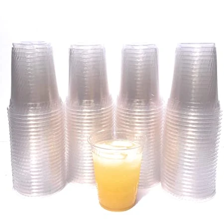 Yogurt Cup PLA Cup Clear Plastic Packaging Disposable with Lids for Cold Drinks Ice Coffee Tea Custom 10/12/14/16/20/24 Oz Party