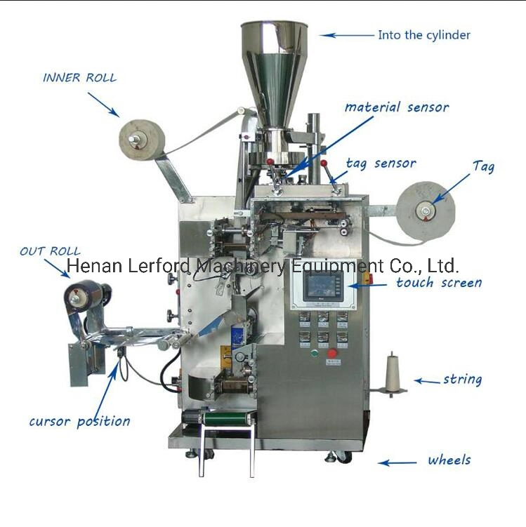 Double Chamber Tea Bag Nitrogen Sealed Inner Outer Tea Packing Machine