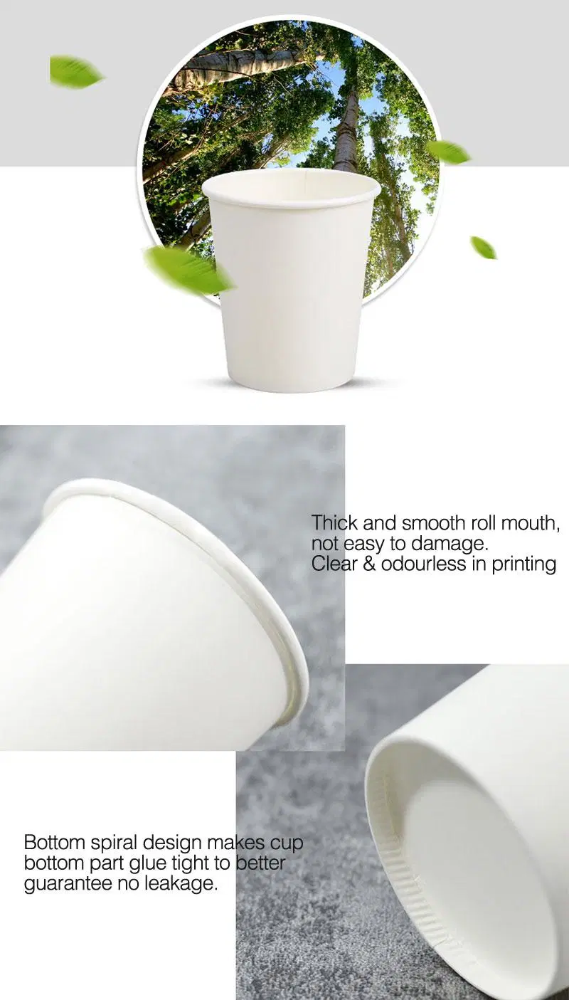 Take out Cold Paper Cups for Iced Cold Drink Coffee Tea Juice Disposable and Crack Resistant