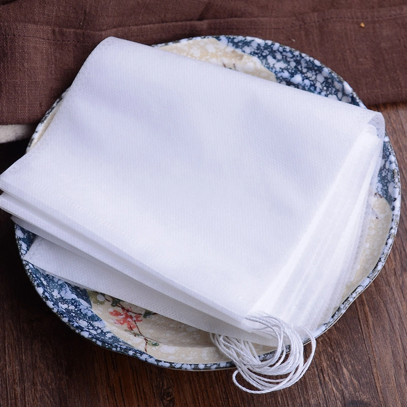 13*18cm High Quality Breathable Non-Woven Fabric Filter Empty Tea Bag with Drawstring