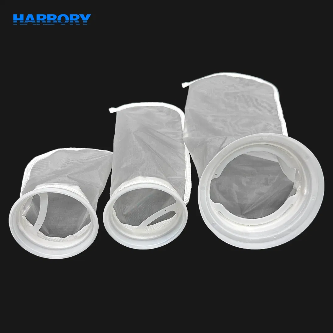 Harbory Industrial Mesh Liquid Filter Bag 500 Micron Nylon Monofilament Filter Bag