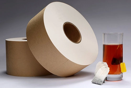 White Color and Natural Color PLA Heat Sealable Teabag Filter Paper