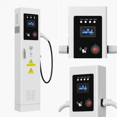 China Factory Directly Supply Ocpp 1.6j Type1 Type2 Floor-Mounted Charging Stations 16A 32A 3.7kw 7kw 11kw 20kw 22kw 40kw Dual Gun Portable EV Charger