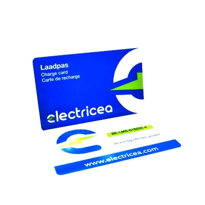 Passive Logo Printing Contactless Ntag216 RFID Charge Card for Electric Vehicle Charging Infrastructure