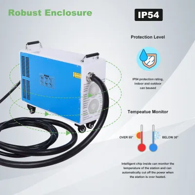 Factory Supplier Fast EV Charger IP43 Household Charger CCS2 Chademo Charging Station 20A-120A Electric Car Charger