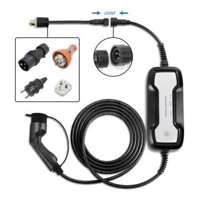 62196-2 Electric Vehicle Charger EV Portable Charging Box with Type 2 Plug NEMA 6-20 Outlet