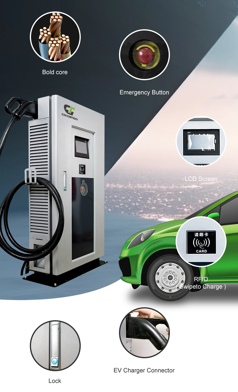 CF Best Selling DC Commercial EV Charging Station 30-60kw CCS2 Ocpp Fast EV Charger Station for Electric Car