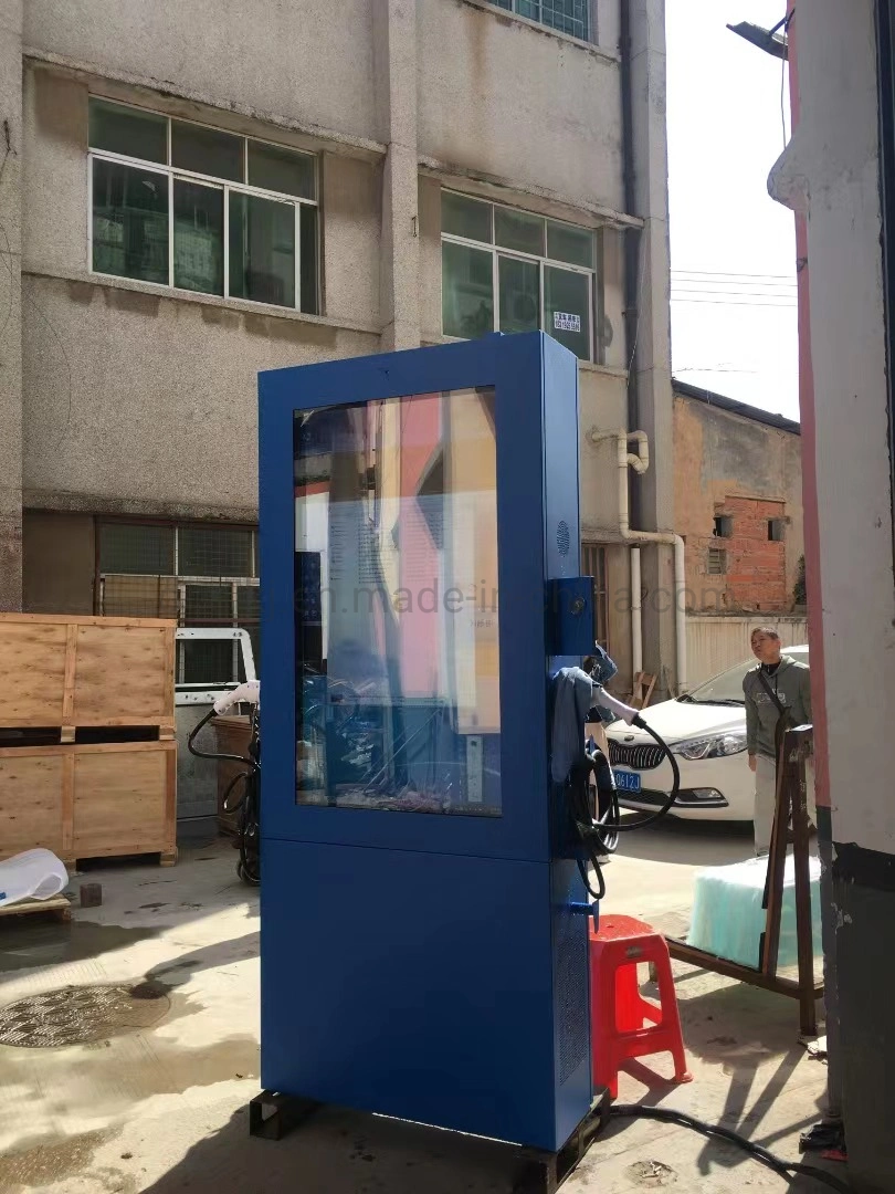 Outdoor Digital Signage Weatherproof LCD Display Free Standing Electric Vehicle Kiosk 55 Inch Outdoor EV Charging Station