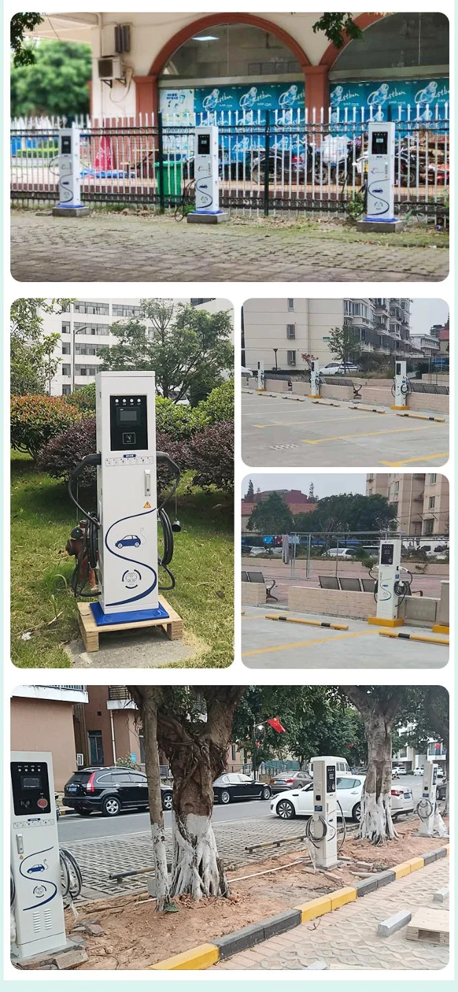 UL Certified Fast Charger Evse AC EV Charger 7kw 11kw 22kw GB/T 32A Ground Mounted Energy Electric Vehicles Fast Charging Station