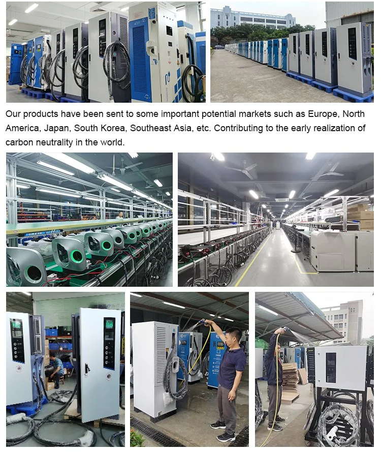 China Biggest EV Charging Companies 60kw Fast Charger for Business Center, Highways