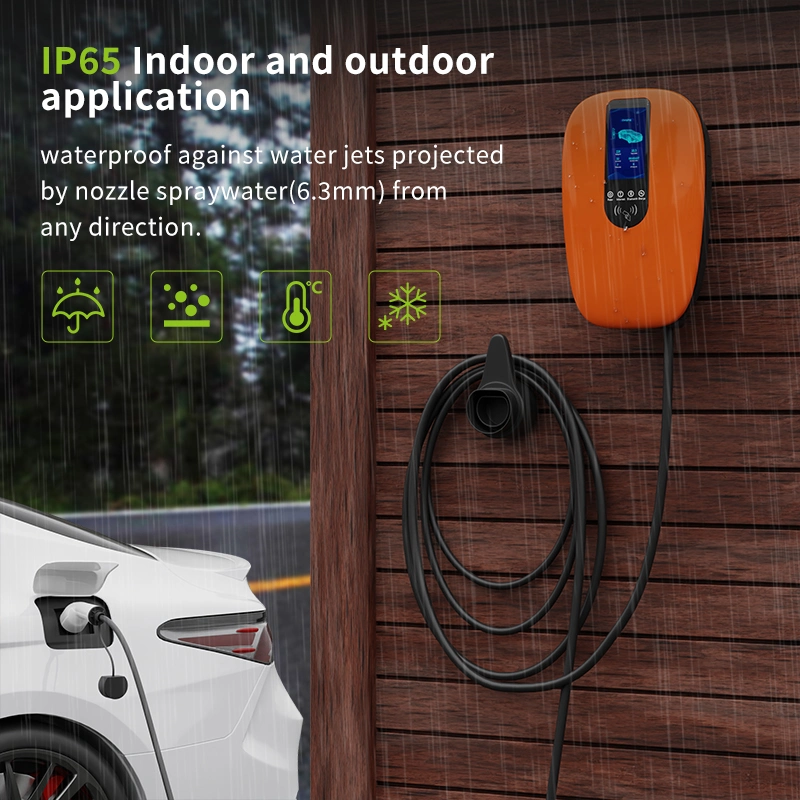 7 Kw Electric Vehicle AC Charging Wall Box for EV Car