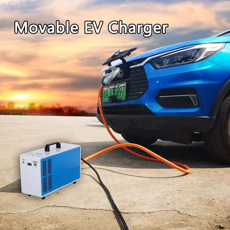 New EV Charging Stations 30kw GB/T Portable DC EV Charger Movable Evse Solar Electric Car Charger