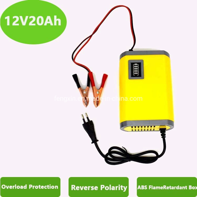 China Manufacturer Top Quality 60V20ah Electric Car Battery Charger Made by ABS Cover