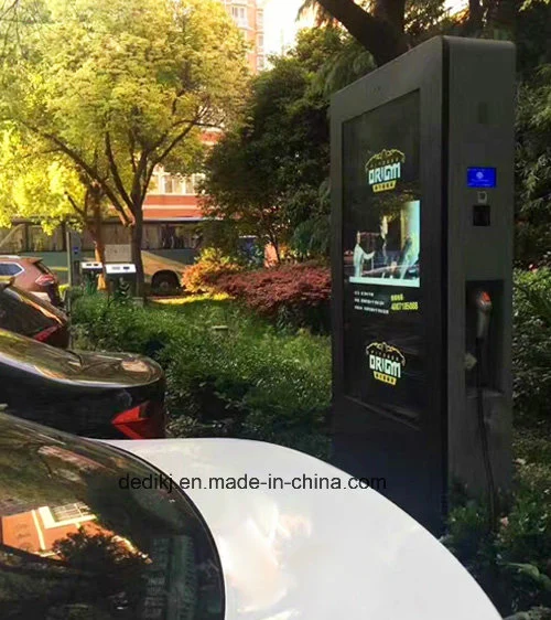 Outdoor 55inch HD Digital Signage EV Charging Station