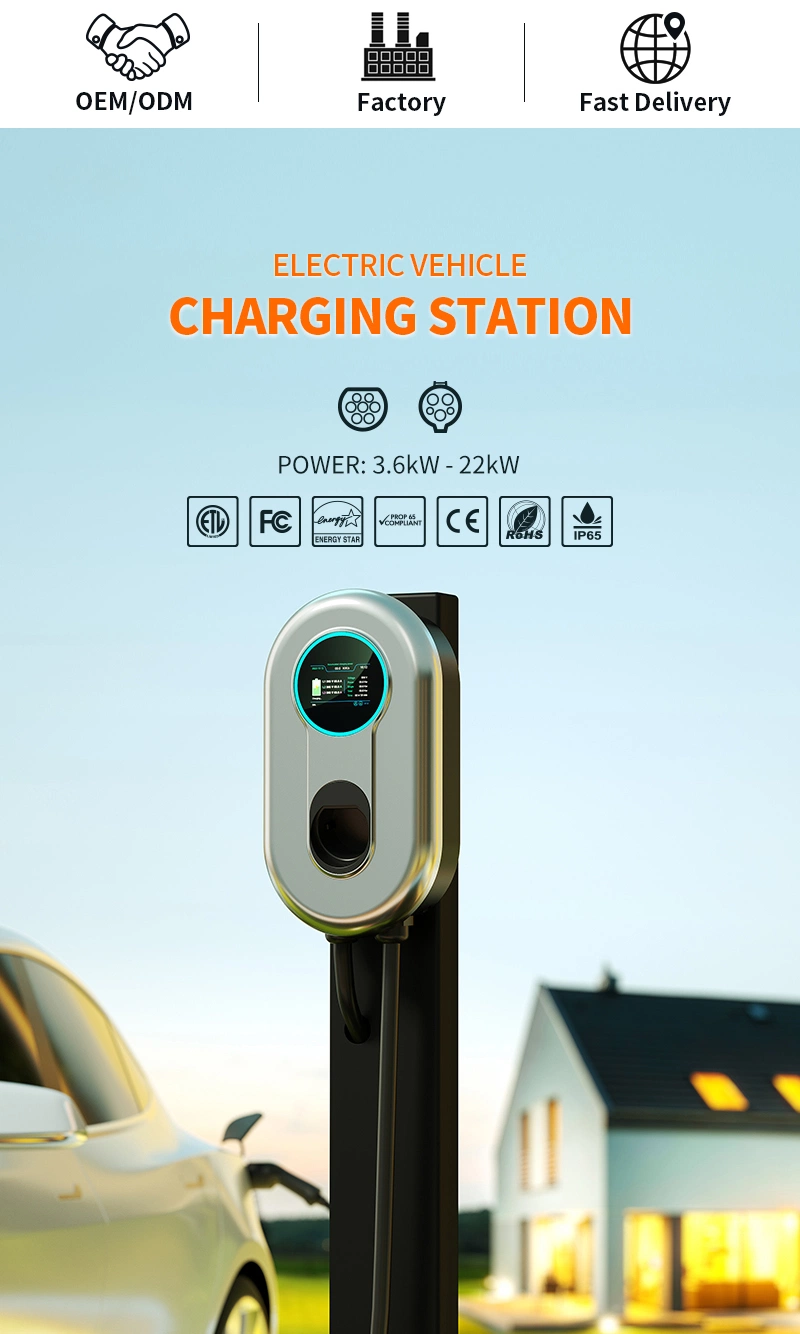 Suitable for All Models Flexible and Customizable 7kw/11kw/22kw Wall Box EV Charging Station Manufacturing for Your Business Needs