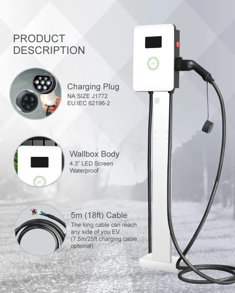 China Manufacturer Industrial Evse DC Port Typ2 OEM EV Charger Wallbox