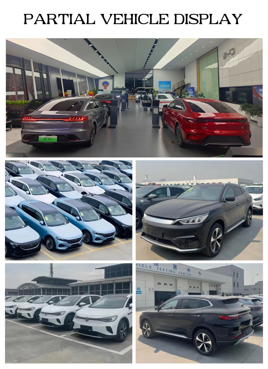 China Fast Charging Vehicle 605km Long Range Byd Han EV Electric Cars