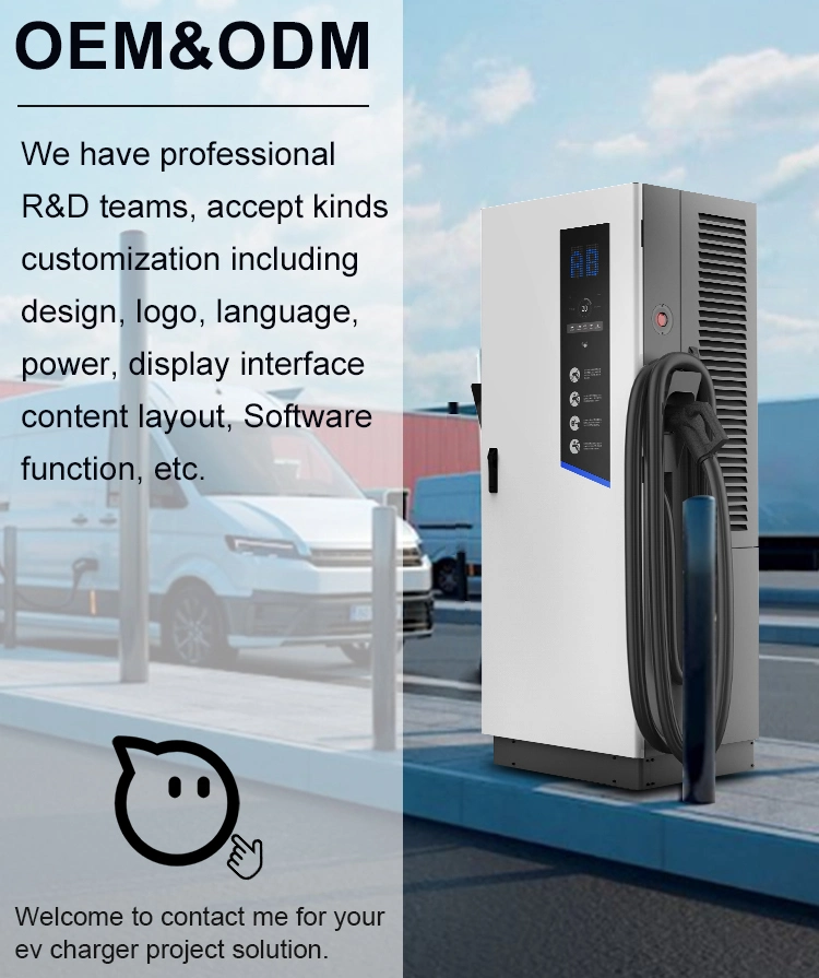 Custom 180kw EV Charger UL Certified Fast Charging Stations for Electric Cars DC Charging Pile