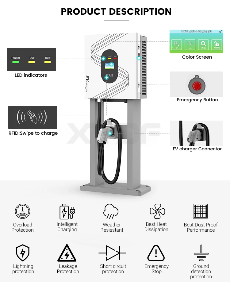 Xydf Factory Direct Sale High Quality Charging Stations Portable Charger CE/TUV/CCS2/CCS1/Chademo/Gbt Cable for Electric Car