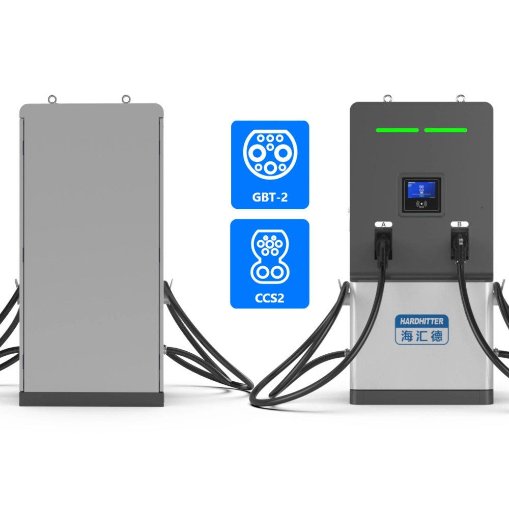 China Factory Price 120kw Commercial DC Quick EV Charger CCS2 GB/T Connectors Charging Pile Electric Vehicle Floor Mounted Intelligent Fast EV Charging Stations