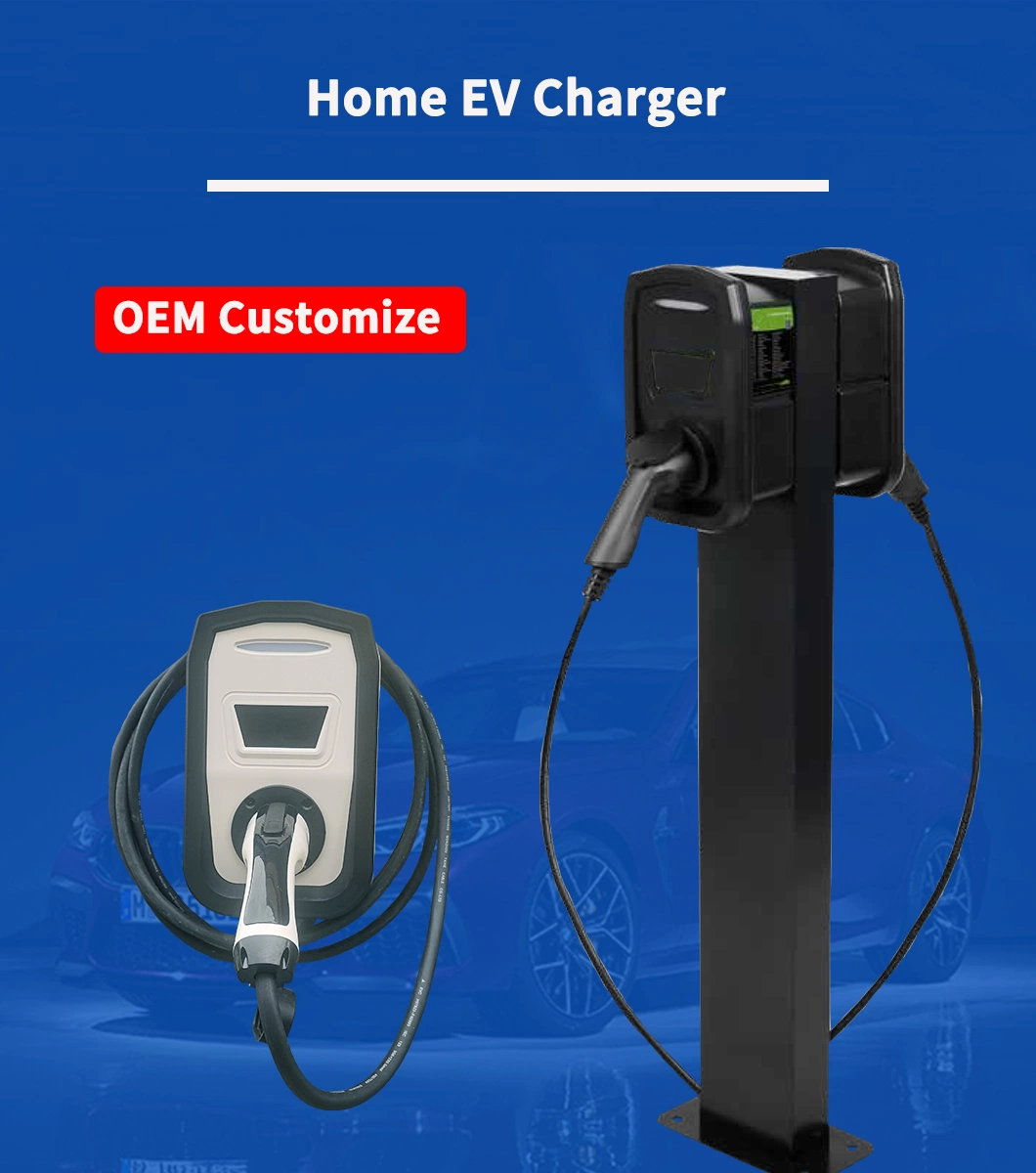 32A 7.2kw EV Charger EV Charging Station Top Manufacturer Wall Evse Home EV Wallbox Charger for Type 2 EV Charger Charging Station