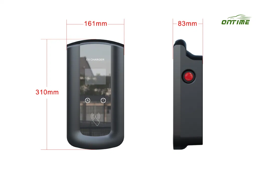 New Energy Electric Vehicle Portable AC Charging Pile 7kw/11kw/22kw Adjustable Ontime C01