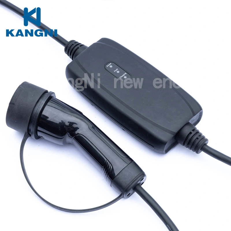 Kangni Wholesale Level 2 EV Charging Box Electric Vehicle EV Charger IP67 16A to Type 2 Plug Portable Electric Vehicle Charging Station