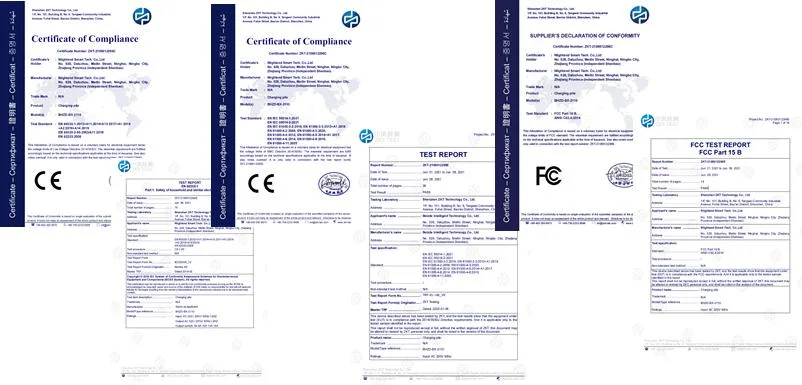 Manufacturer with Complete Certificates 16A Single Phase Type 1 to Type 2 Mode 3 EV Charging Cable