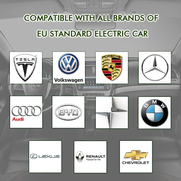 CE RoHS Passed 7kw 11kw 22kw with Smart Ocpp APP Control EV AC Charger with Dlb Function From China Supplier