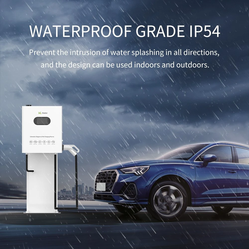 Wholesale Price 20kw LCD Level 3 Gbt Wall Mounted Ocpp Evse DC Commercial EV Charging Station with Payment