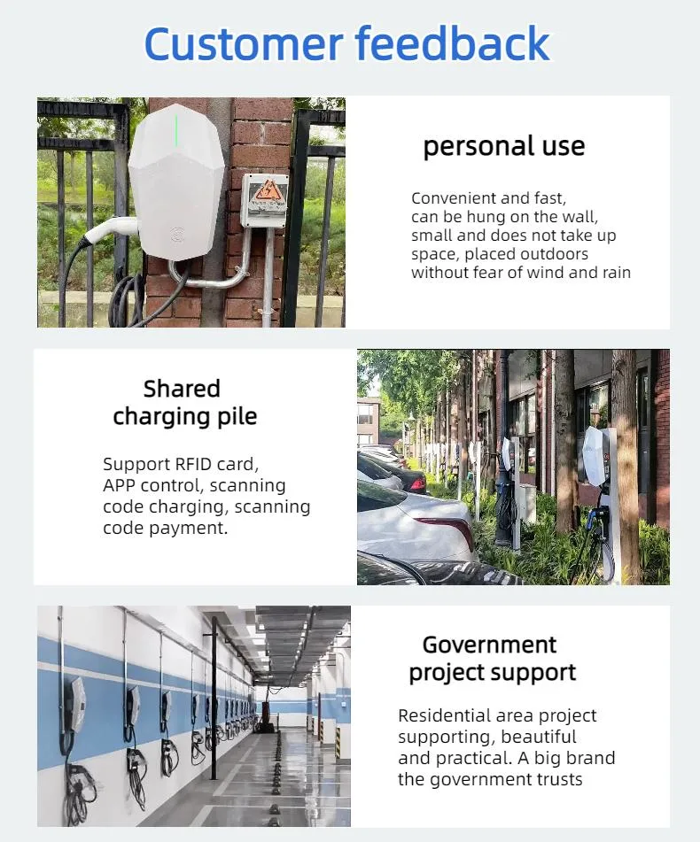 AC EV Charger 240V 48A 40A 32A EV Wallbox 7kw 9.6kw 11kw Floor Mounted Charging Stations with UL2231