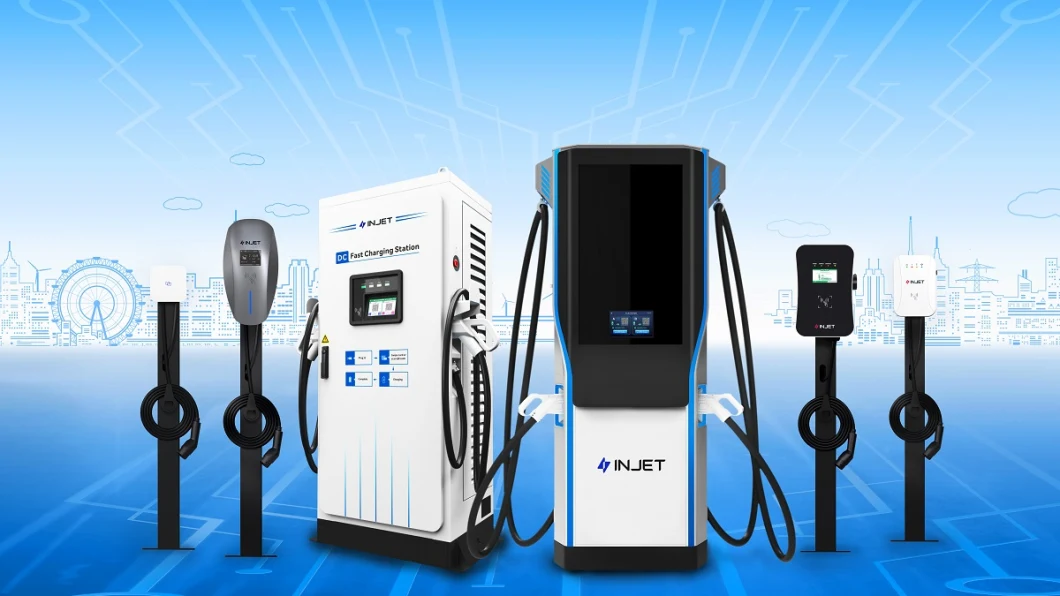 EV Charger Manufacturer Ocpp Level 2 Type 1 40A 48A 65A 80A Electric Car Charger ETL FCC APP RFID Control High-Quality EV Charger