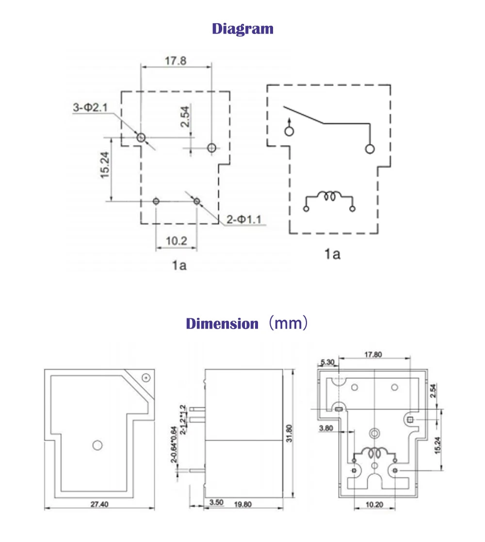 Im-Sp401A Relay Manufacturer Space-Saving 40A 277VAC 12V Evse Power Relay for Modec 2 IC-Cpd