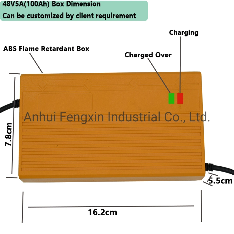 China Manufacturer Top Quality 60V20ah Electric Car Battery Charger Made by ABS Cover