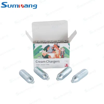 Fabricante suministro buen precio 8g Cream Charger con OEM disponible