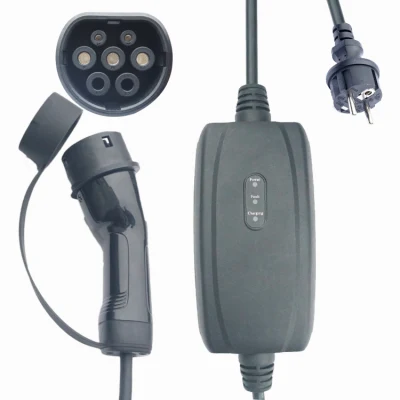 IEC 62196 comercio al por mayor 163.5kw un cargador de coche eléctrico de nivel 2 Inicio Tipo de cargador adaptador de CA 2 EV portátil de la estación de carga