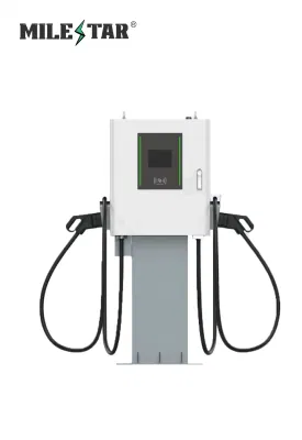 EV Cargador proveedores 30kW 60kW DC Wallbox cargador con dos Tapones