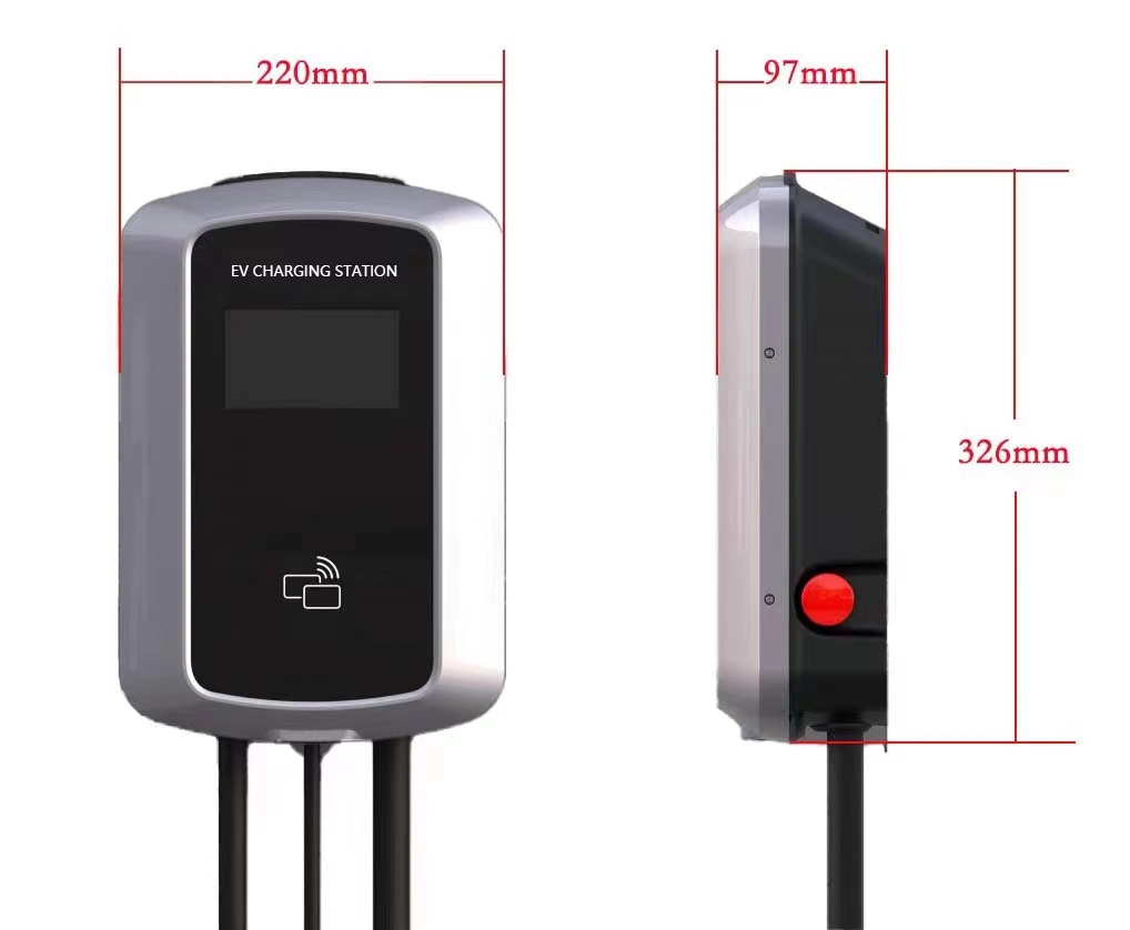 Bc Wall-Mounted Home Use Car Electric Vehicle EV Charger 7 Kw with APP RFID WiFi