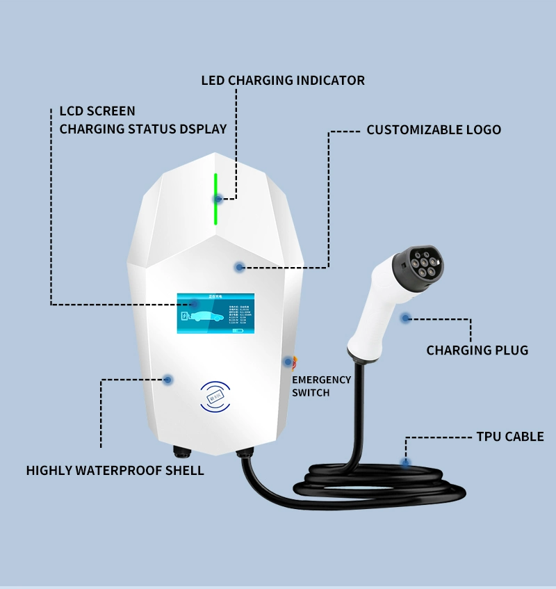 Made in China 16A EV Charger Car Chargers 7kw EV Charger of Higih Quality