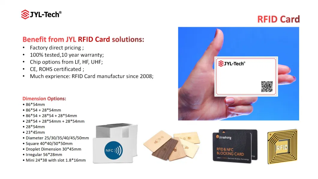 13.56MHz Passive PVC RFID MIFARE Classic 1K RFID Smart Card for Electric Car Charging Station