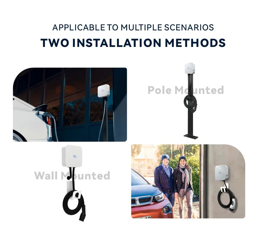 Switchable EV Chargers Manufacturer Electric Charger Box 16A 32A Compatible with Most EV Cars