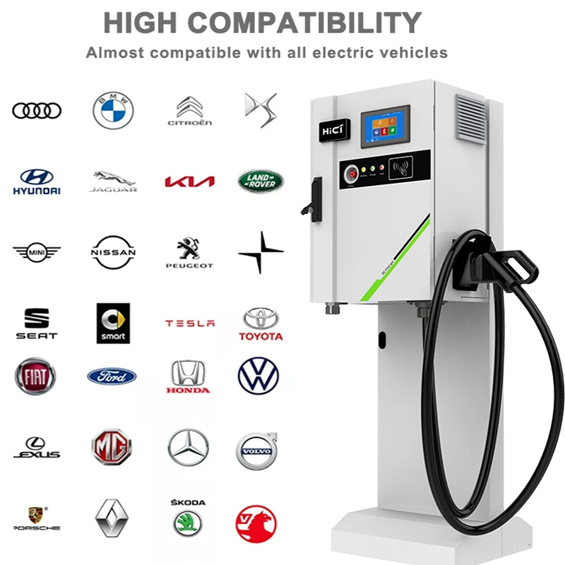 EV Charger Manufacturer 30kw CCS1 CCS2 GB/T Chademo EV DC Charging Station