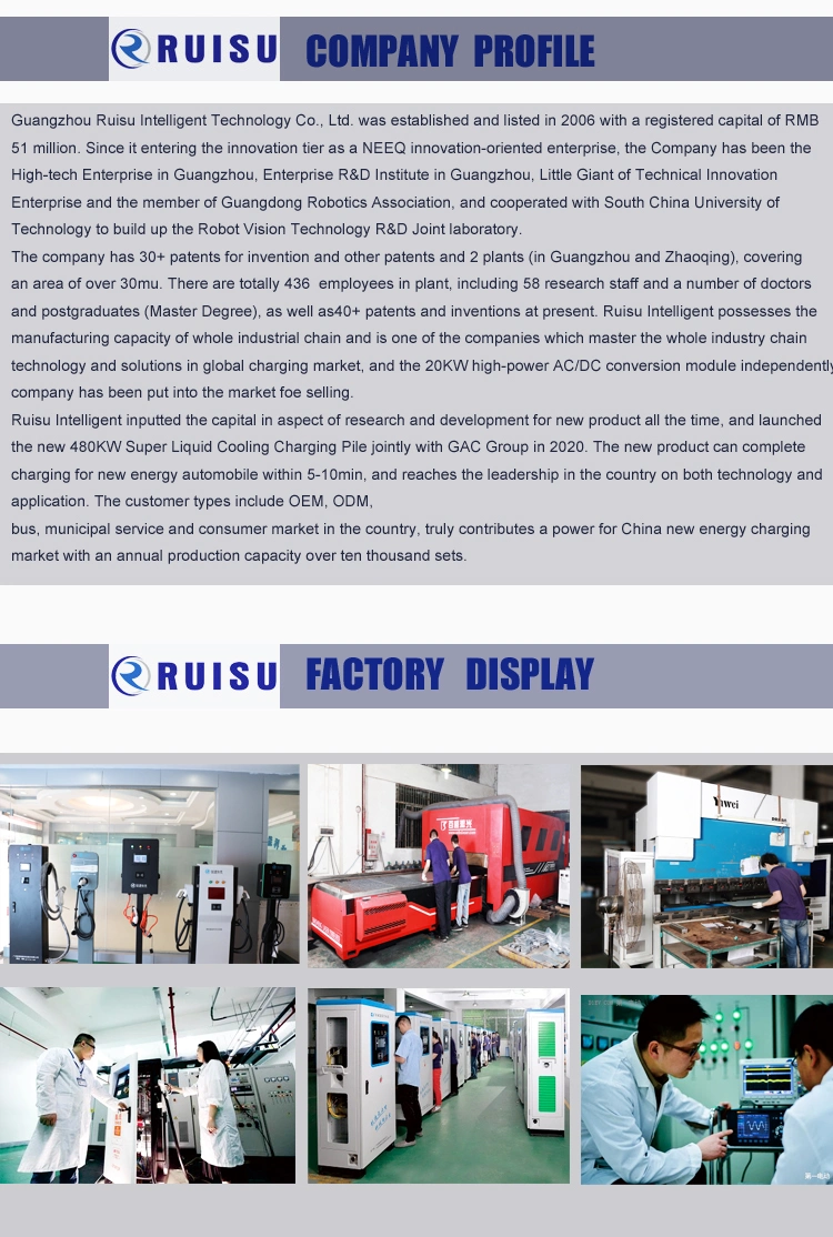 Chinese Factory Price CCS2 Chademo 480kw DC Fast Charging Fast EV Charger for Electric Vehicle