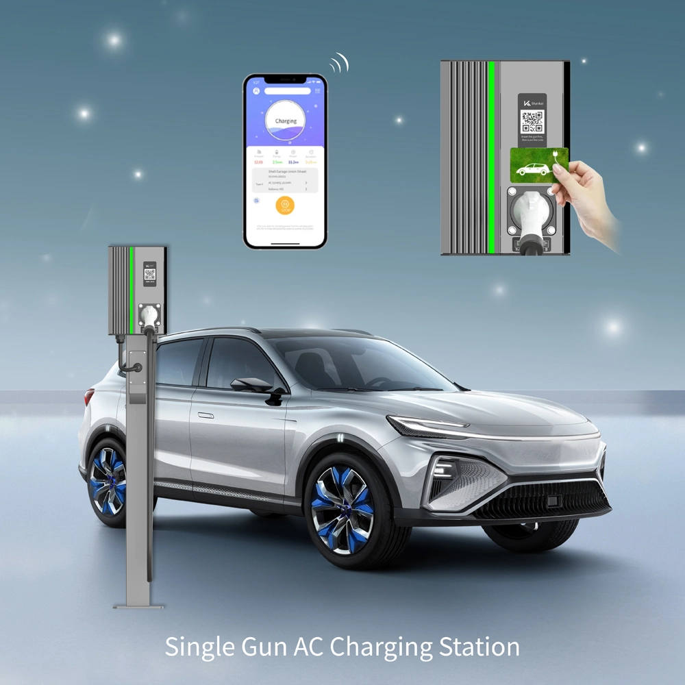 Kye Manufacturer 32A 7kw Electric Car Charger Station with GB/T EV Charging Plug