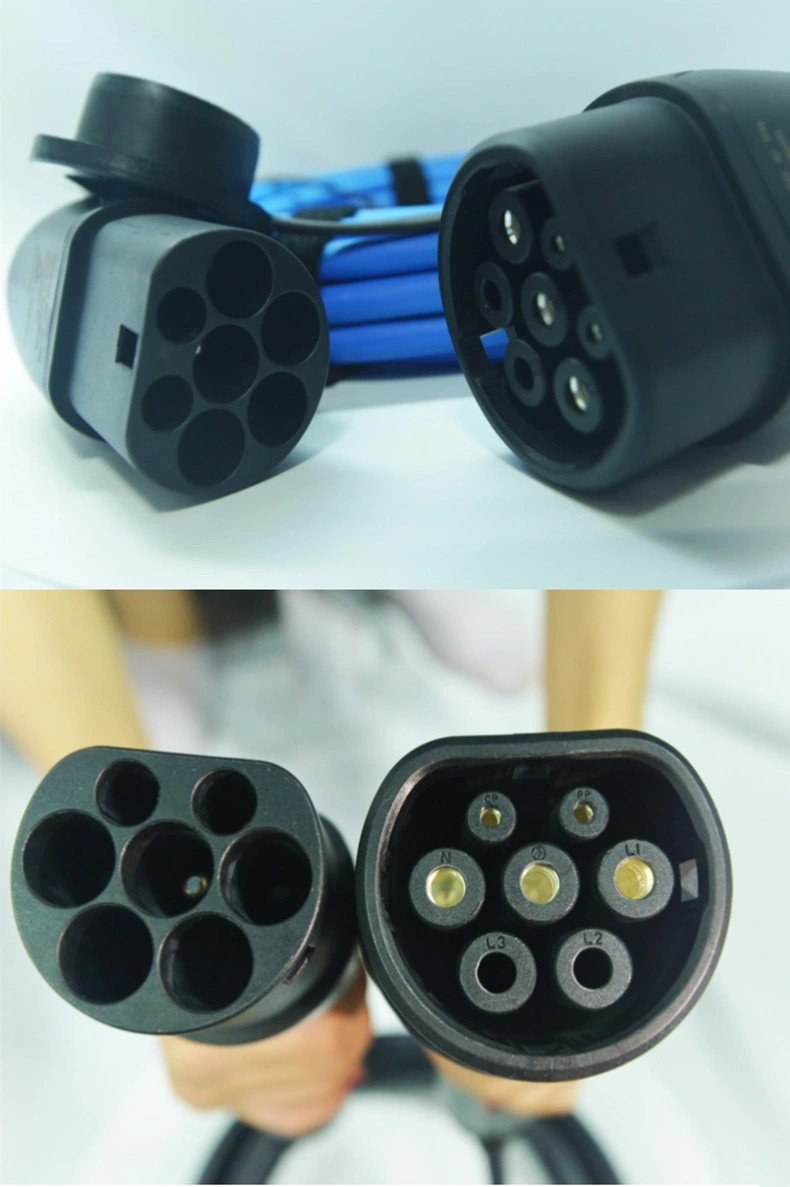 Hot Sale IEC62196-2 Type 2 to Type2 for Three Phases EV Charging Cable New Product ODM/OEM/Customized