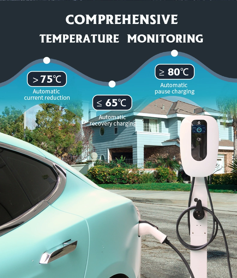 Ocpp 1.6j Electric Vehicle Type 2 11kw EV Charger GS11-AC-B01