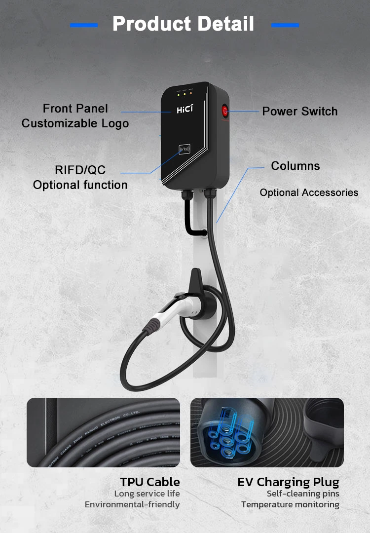 Home EV Charging Station AC Charging Electric Vehicle Charging Point 7kw 11kw 22kw